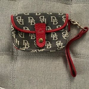 Dooney and Burke signature wristlet